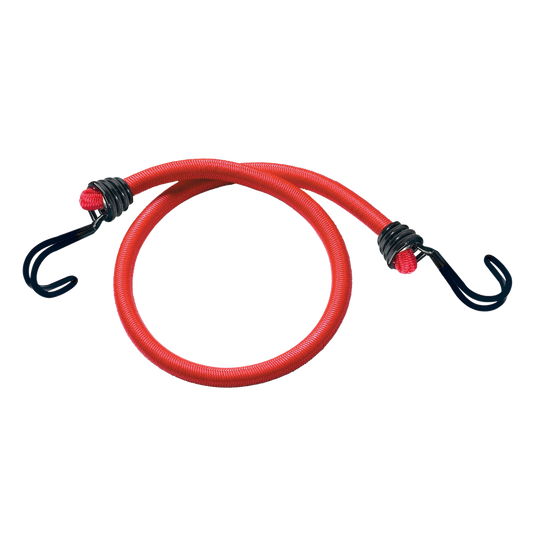 MASTER LOCK Twin Wire Bungee Cord Set of Two 60cm x 8mm Red