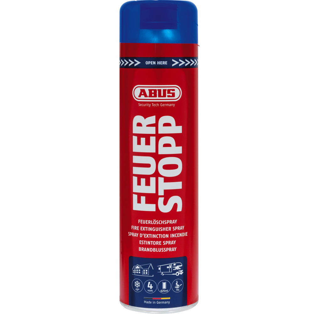 ABUS AFS625 Firestop Fire Extinguisher - Foam 625ml - Red