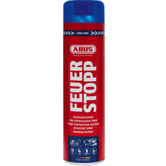 ABUS AFS625 Firestop Fire Extinguisher - Foam 625ml - Red