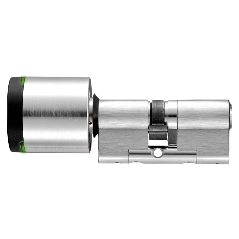 EVVA AirKey Euro Double Proximity - Key ICS Cylinder Sizes 97mm to 122mm - Nickel Plated