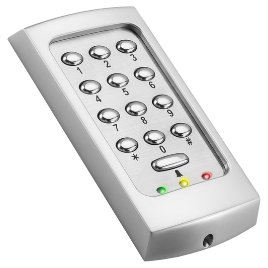 PAXTON KP75 Metal MIFARE Proximity Keypad For Use With Net2 Controllers 375-130 - Silver