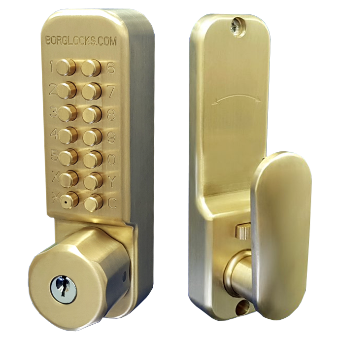 BORG LOCKS BL2701 Cu-Shield ECP Antimicrobial Easicode Pro Digital Lock With Key Override BL2701 Cu ECP - Copper