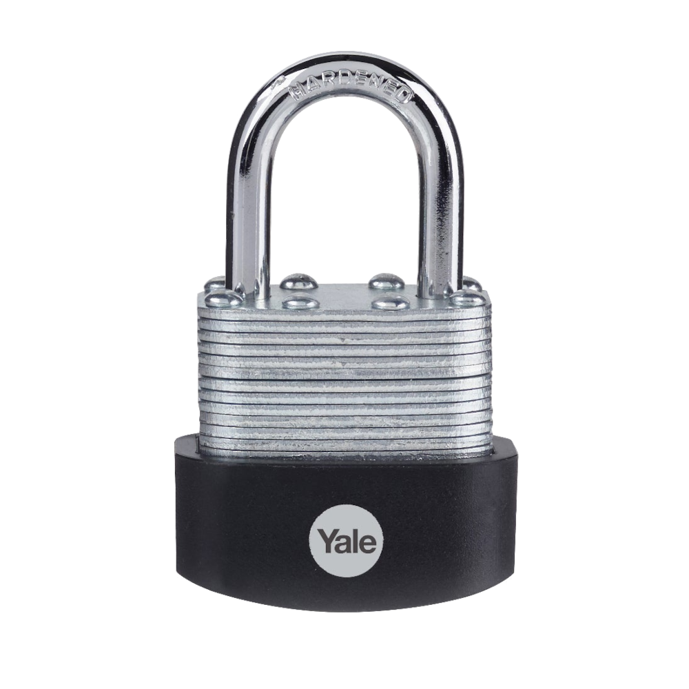 YALE Y125B High Security Laminated Steel Open Shackle Padlock 50mm Pack of 1