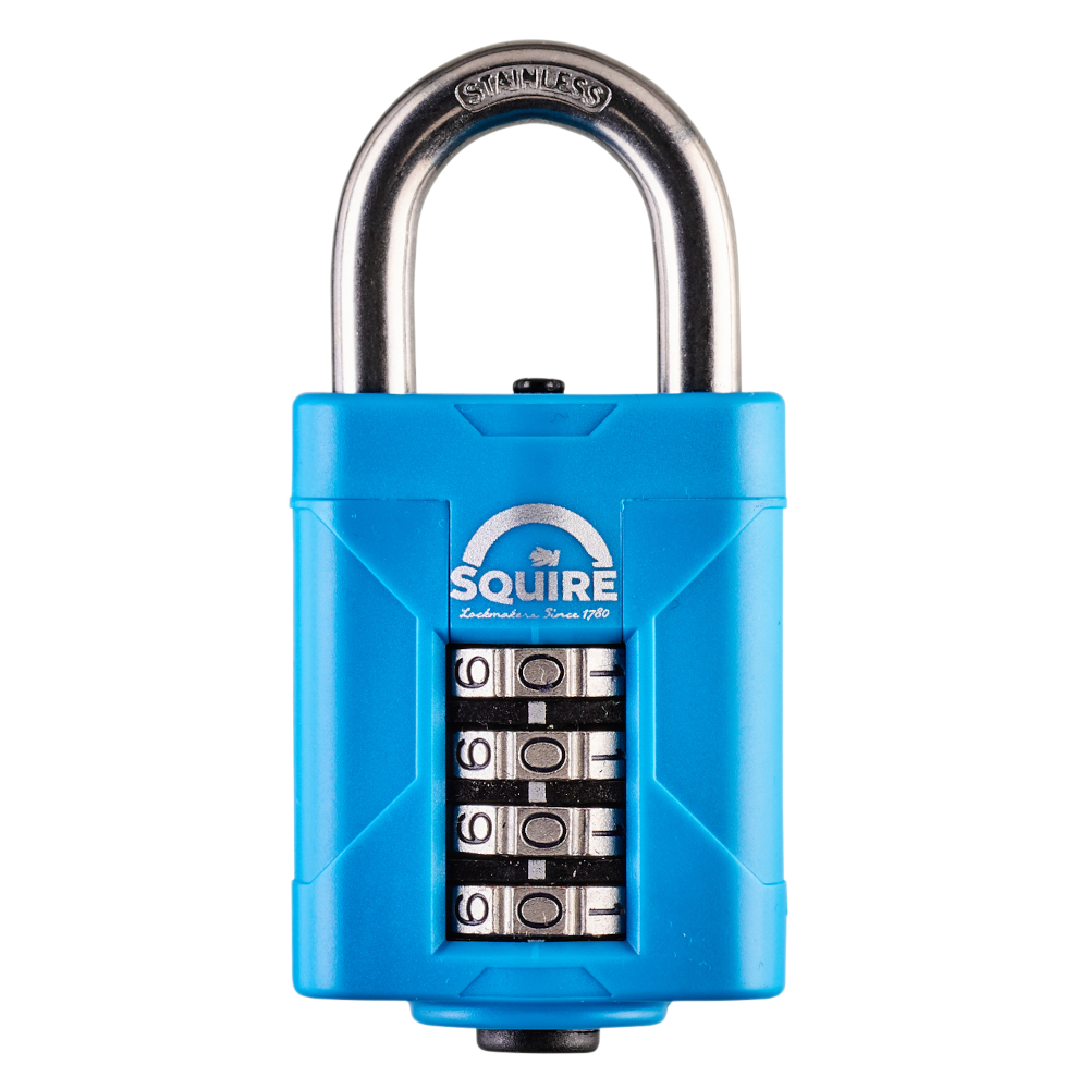 SQUIRE CP40S & CP50S All-Weather Combination Padlock 50mm - Stainless Steel