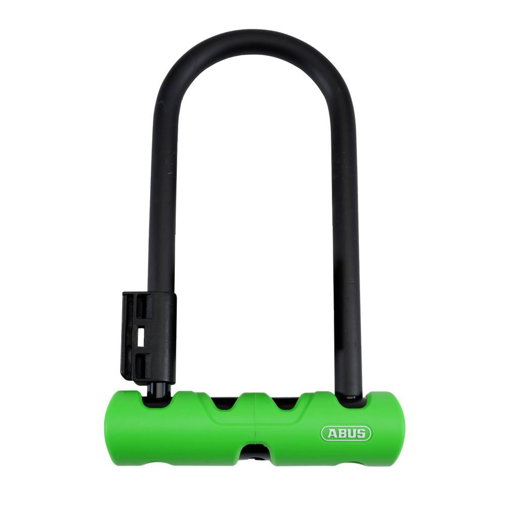 Abus Ultra Mini 410 D Lock 180mm Shackle - Green