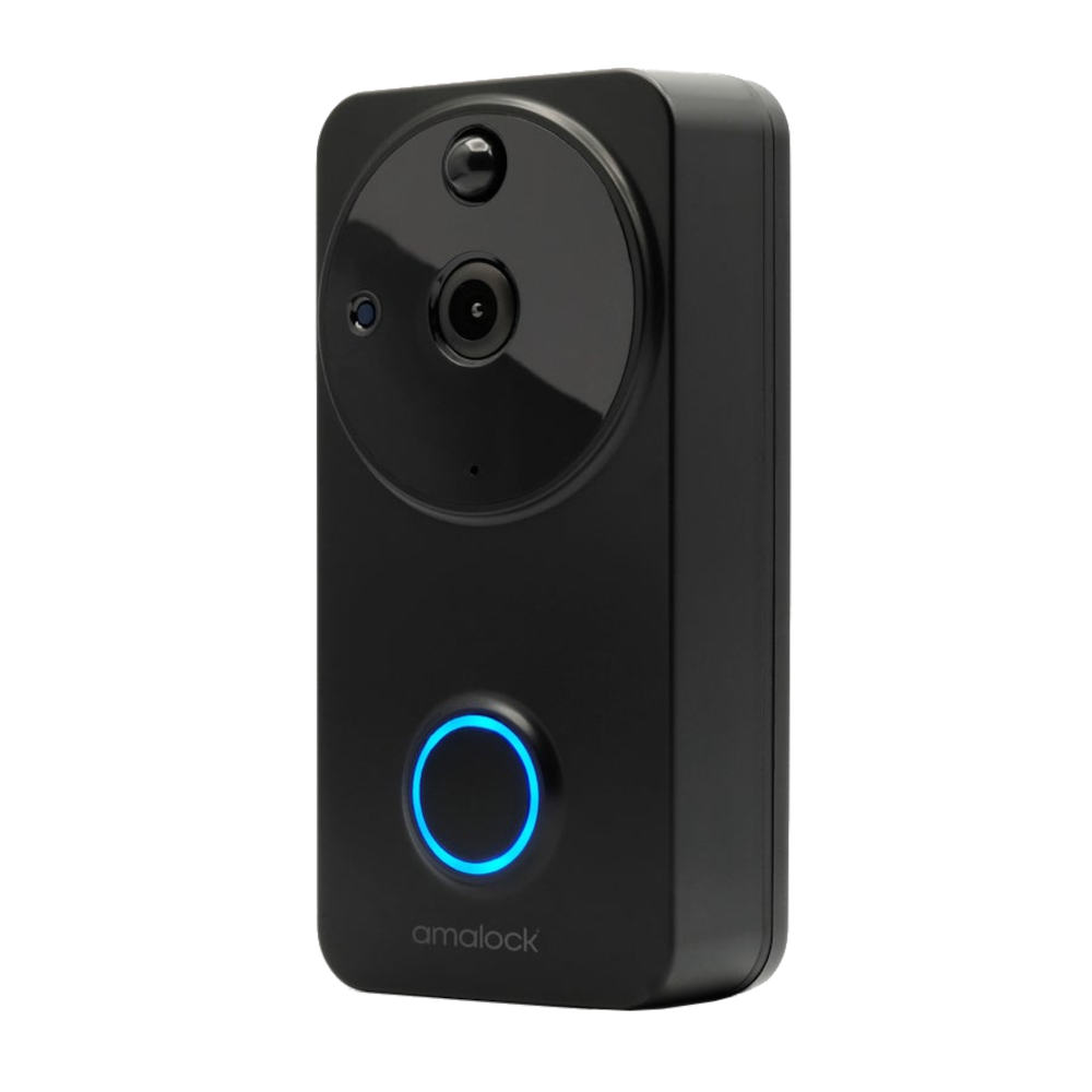 Amalock DB101 Wireless Wi-Fi Video Doorbell Black