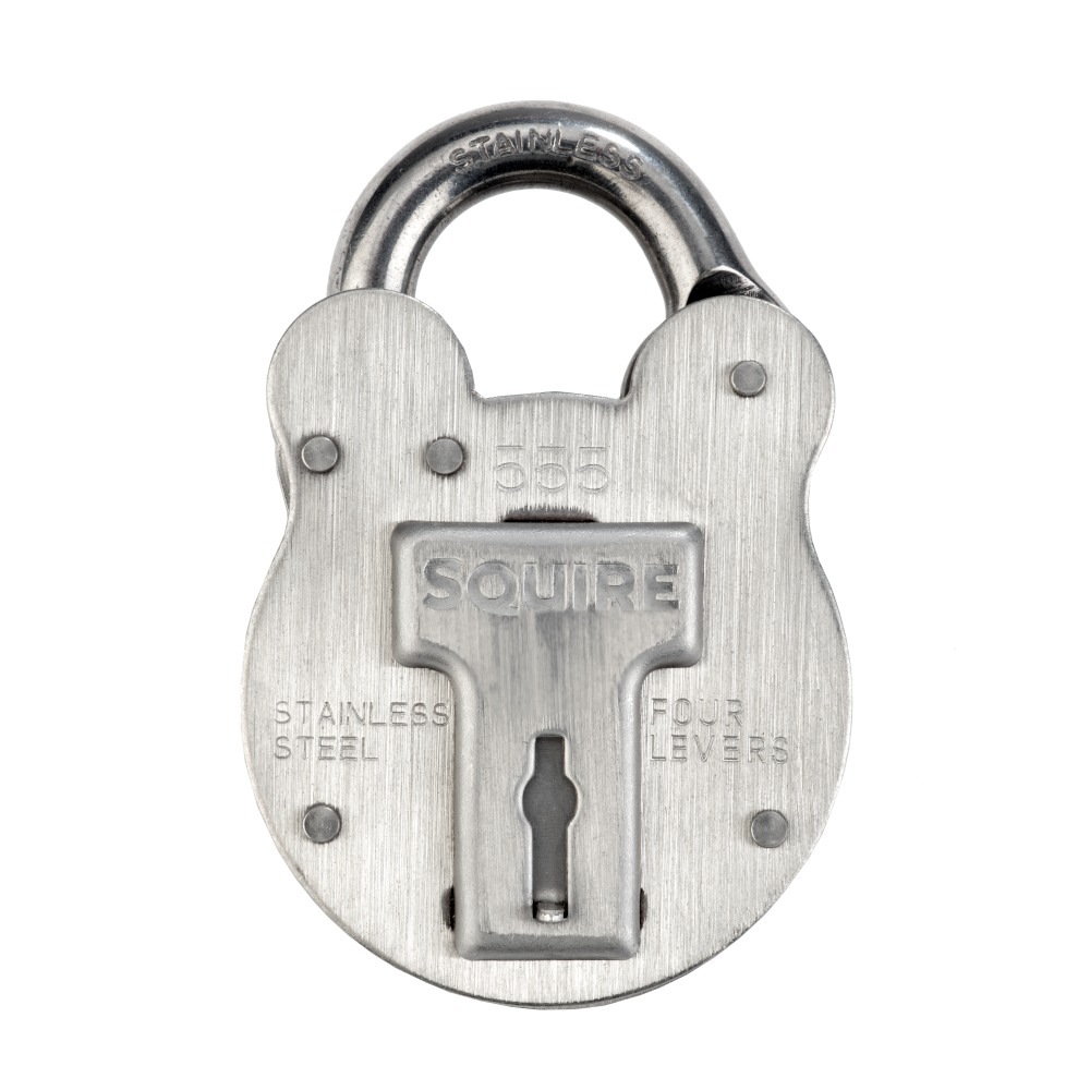 SQUIRE 555 Stainless Steel Old English Marine Padlock 50mm Keyed To Differ
