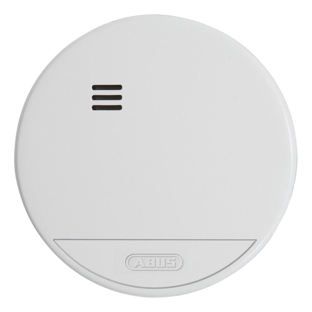 ABUS RWM165 Wireless Battery Powered Smoke Alarm 73412 - White