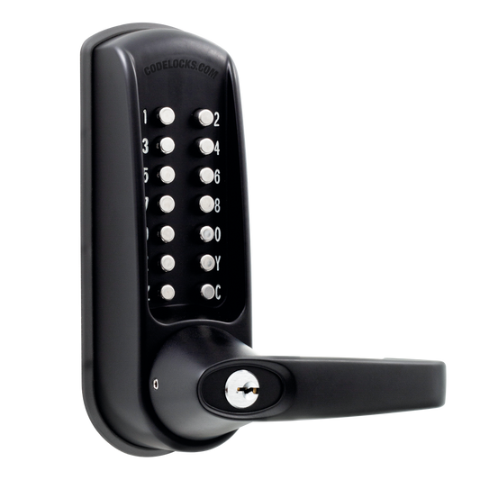 CODELOCKS CL0600 Marine Grade Digital Lock Front Only To Suit Panic Latch Black