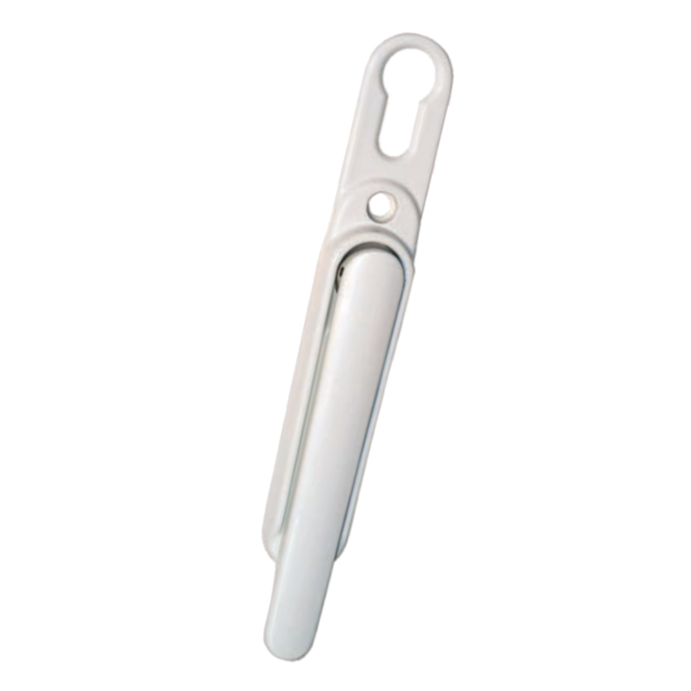 GREENTEQ Clearline Slimfold Bi-Fold Door Handle With Euro Cut Out White