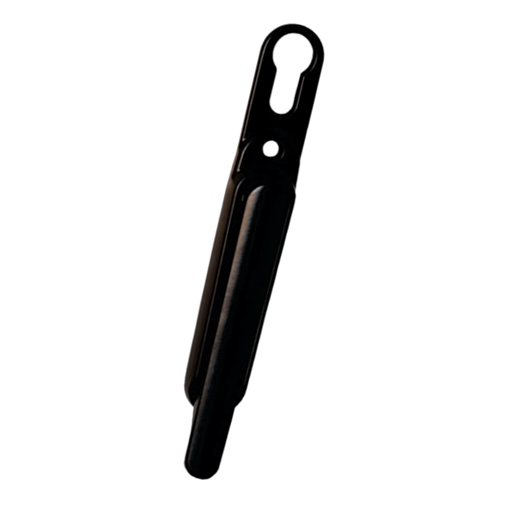GREENTEQ Clearline Slimfold Bi-Fold Door Handle With Euro Cut Out Black