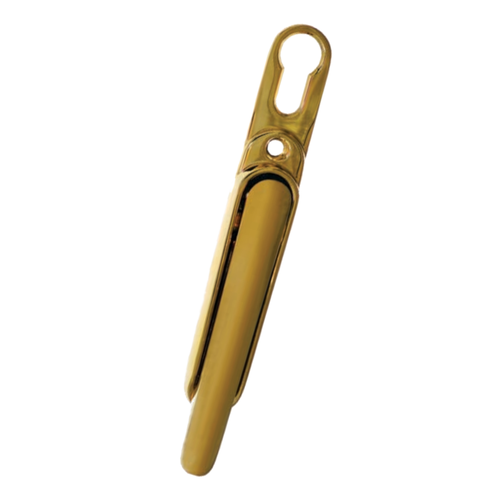 GREENTEQ Clearline Slimfold Bi-Fold Door Handle With Euro Cut Out Gold