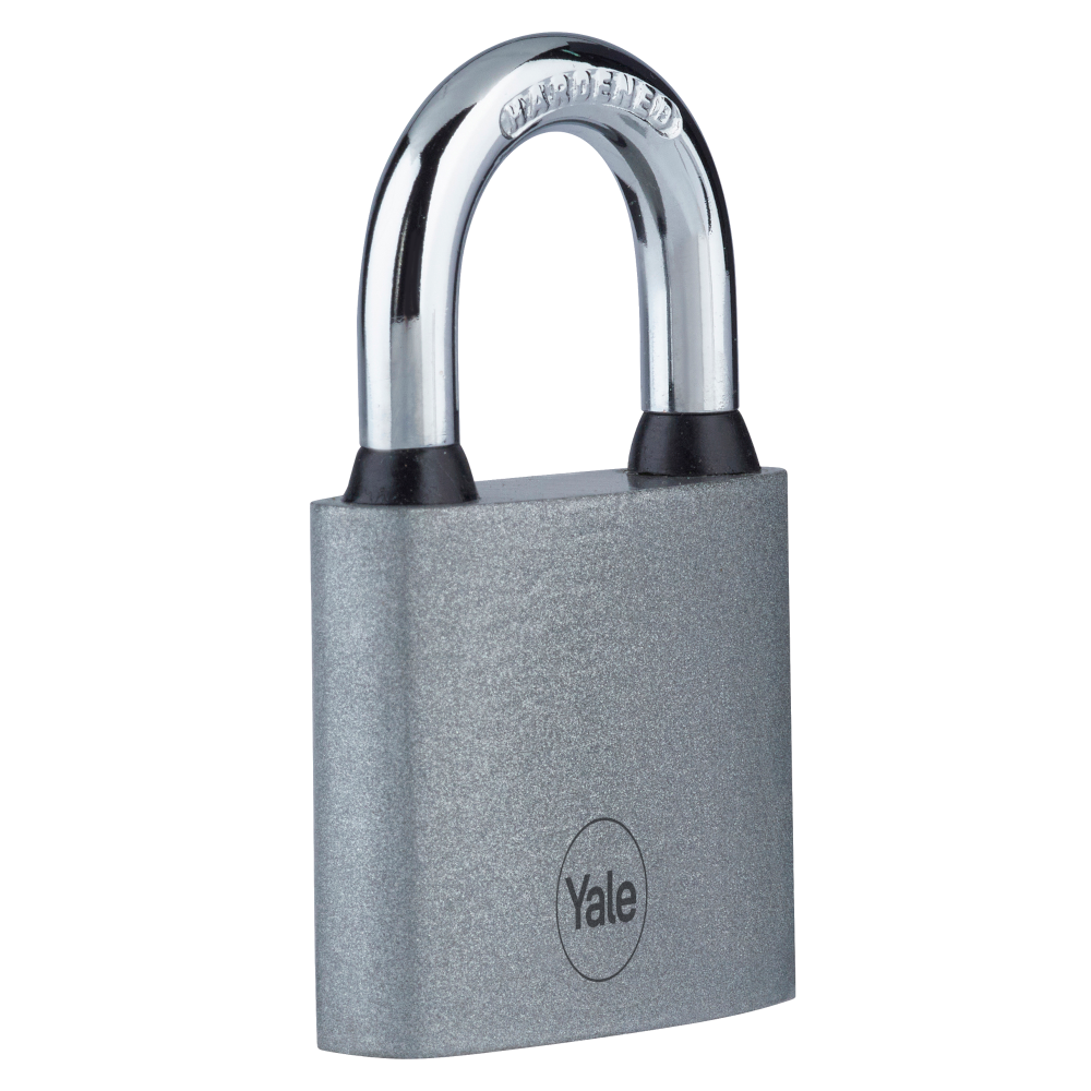 YALE Y111S Series Cast Iron Open Shackle Padlock 38mm Y111S/38/121/1 - Silver