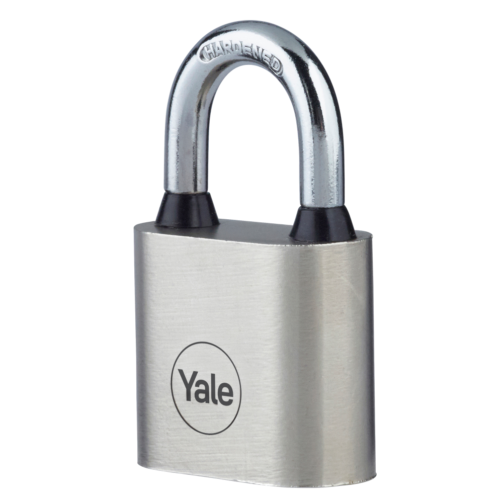 YALE Y112 Series Disc Tumbler Open Shackle Cast Iron Padlock 30mm Y112/30/121/1 - Silver