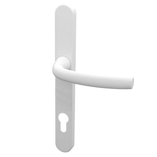 HOPPE Suited Lever Handle 240mm Backplate With 92mm Centres AR7550 3492 50021357 - White