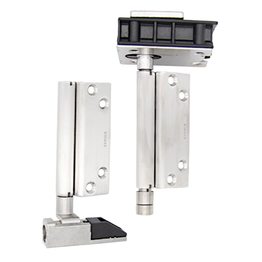 CENTOR Concealed Pivot Set To Suit E3 Bi-Fold System Stainless Steel