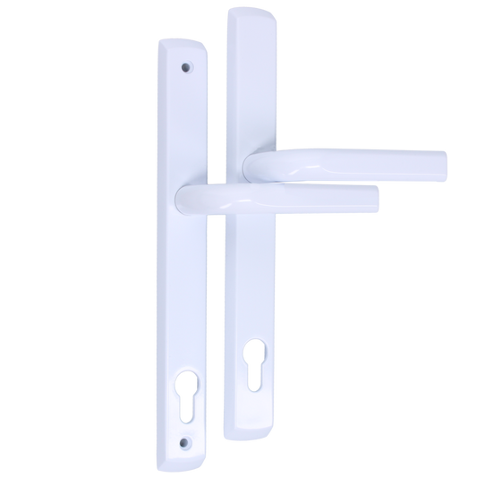 MILLENCO Lever Sprung Handle 117mm Centres White