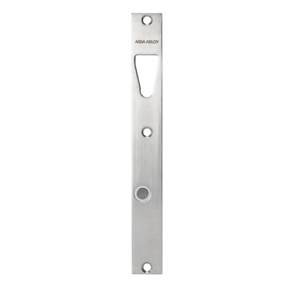 ASSA ABLOY ES8100 V-Lock Strike Plate With Magnet Standard Replacement - Stainless Steel