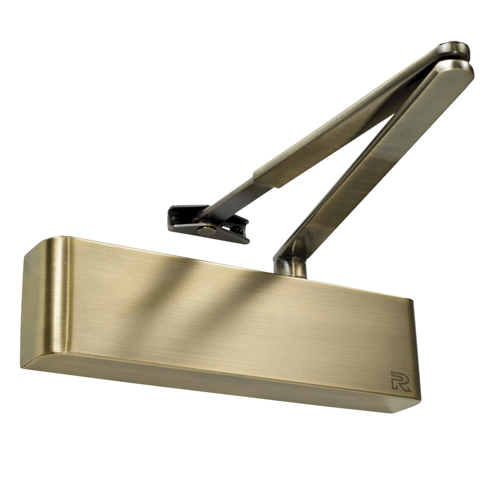 RUTLAND Fire Rated TS.9205 Door Closer Size EN 2-5 With Backcheck & Delayed Action Antique Brass