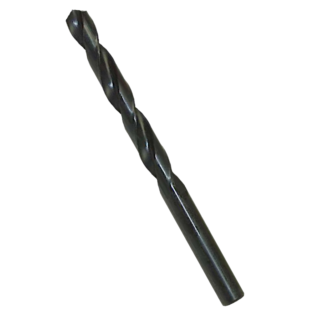 LABOR HSS Metric Roll Forged Spiral Twist Drill Bit DIN338 6.5mm x 101mm - Black