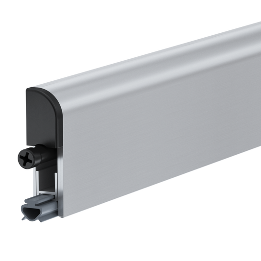 FIRESTOP Applic 38dB Automatic Drop Down Seal Face Fixed 730mm - Satin Anodised Aluminium