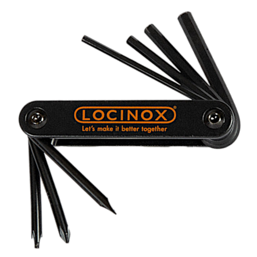 LOCINOX Multifunctional Tool 7 -in-1 Multitool - Black