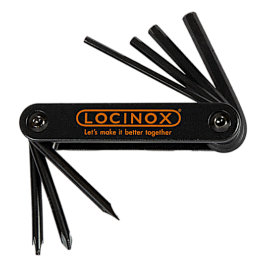 LOCINOX Multifunctional Tool 7 -in-1 Multitool - Black