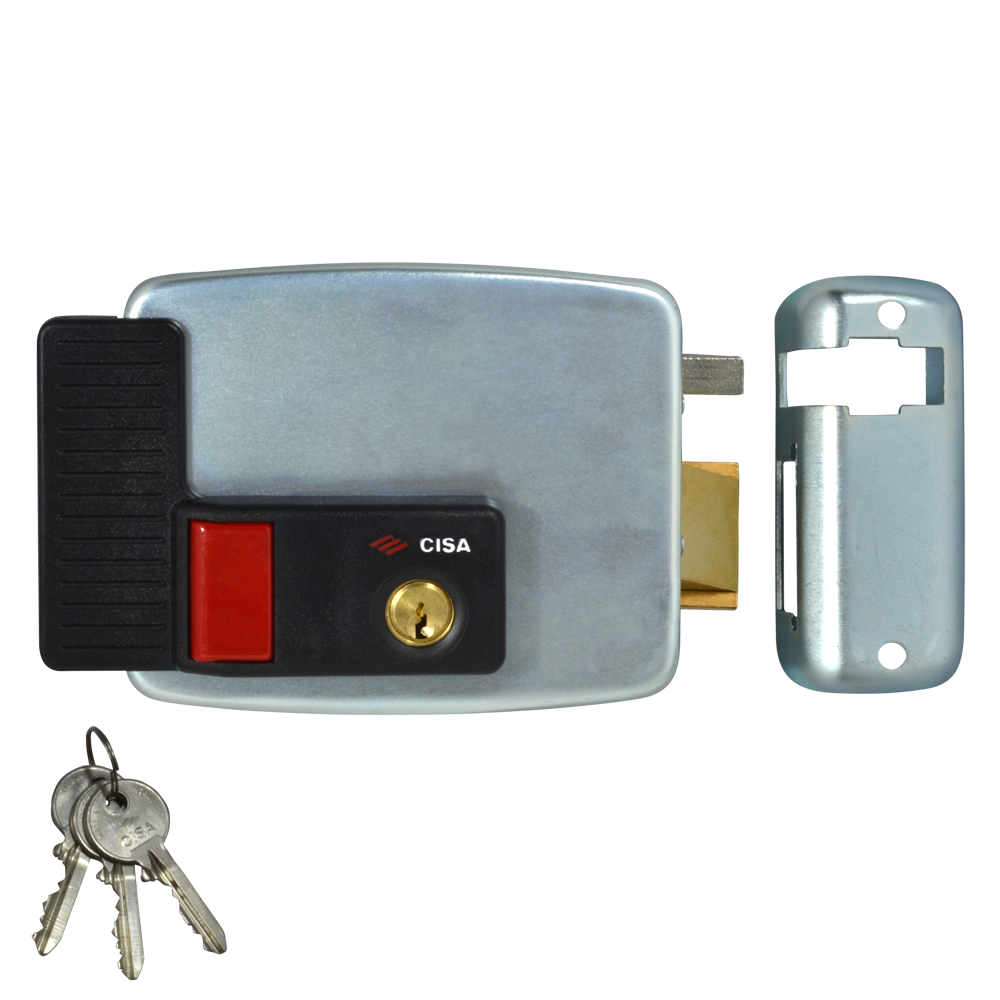 CISA 11931 Series Electric Lock Outward Opening Right Handed - Galvanised