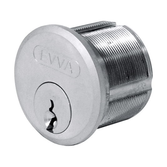 EVVA A5 RM1 Screw-In Cylinder Keyed To Differ Single - Nickel Plated