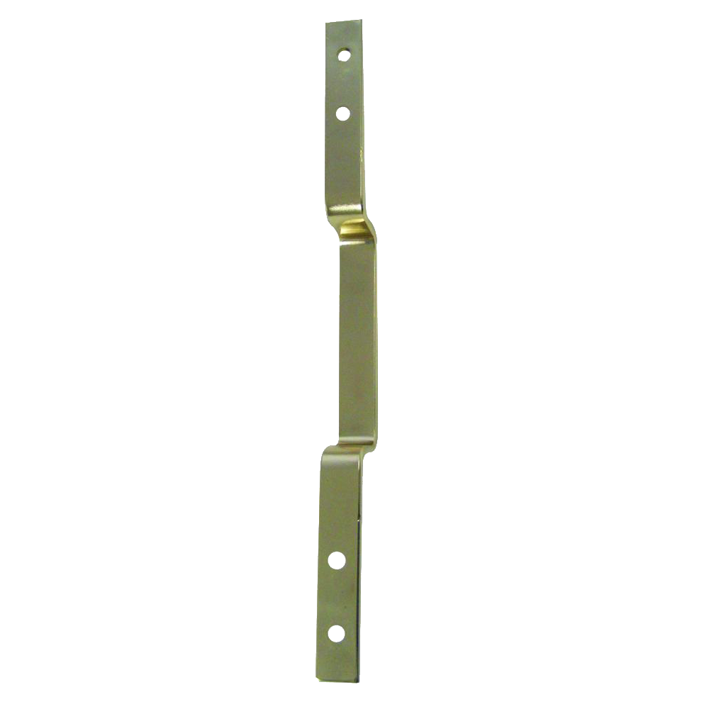 KICKSTOP 9603 & 9604 Door FrameGuard With Staple 97mm X 30mm - Polished Brass