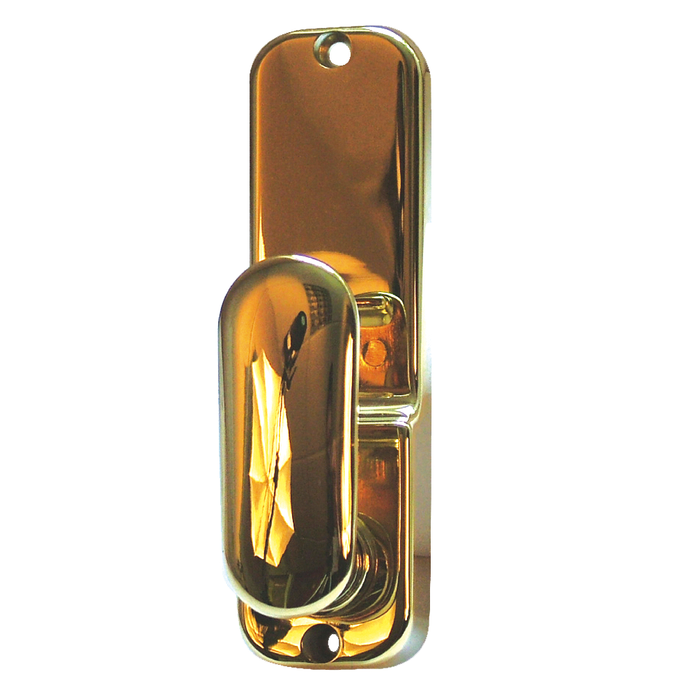 CODELOCKS CL200 Series Back Plate To Suit 2255 B255 - Polished Brass