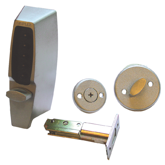 DORMAKABA 7100 Series 7102 Digital Lock Mortice Deadbolt 70mm Backset 70mm 7102-26D - Satin Chrome