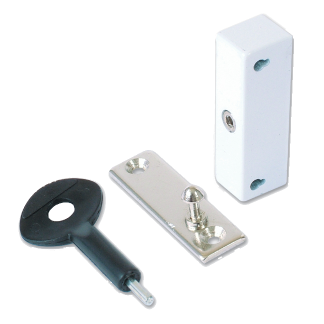 YALE 118 Automatic Window Snap Lock Pro - White
