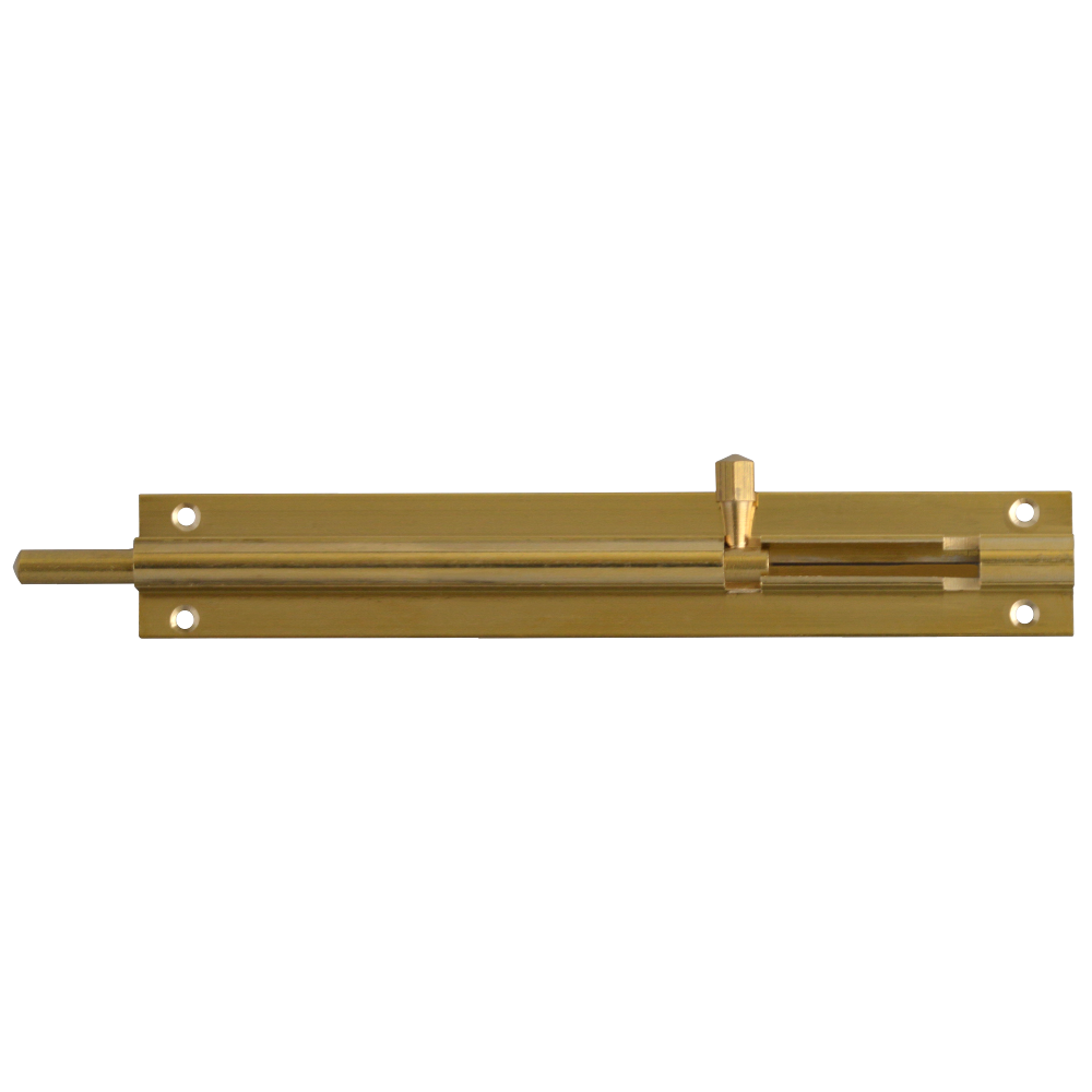 ASEC VITAL Brass 25mm Wide Straight Barrel Bolt 150mm - Polished Brass
